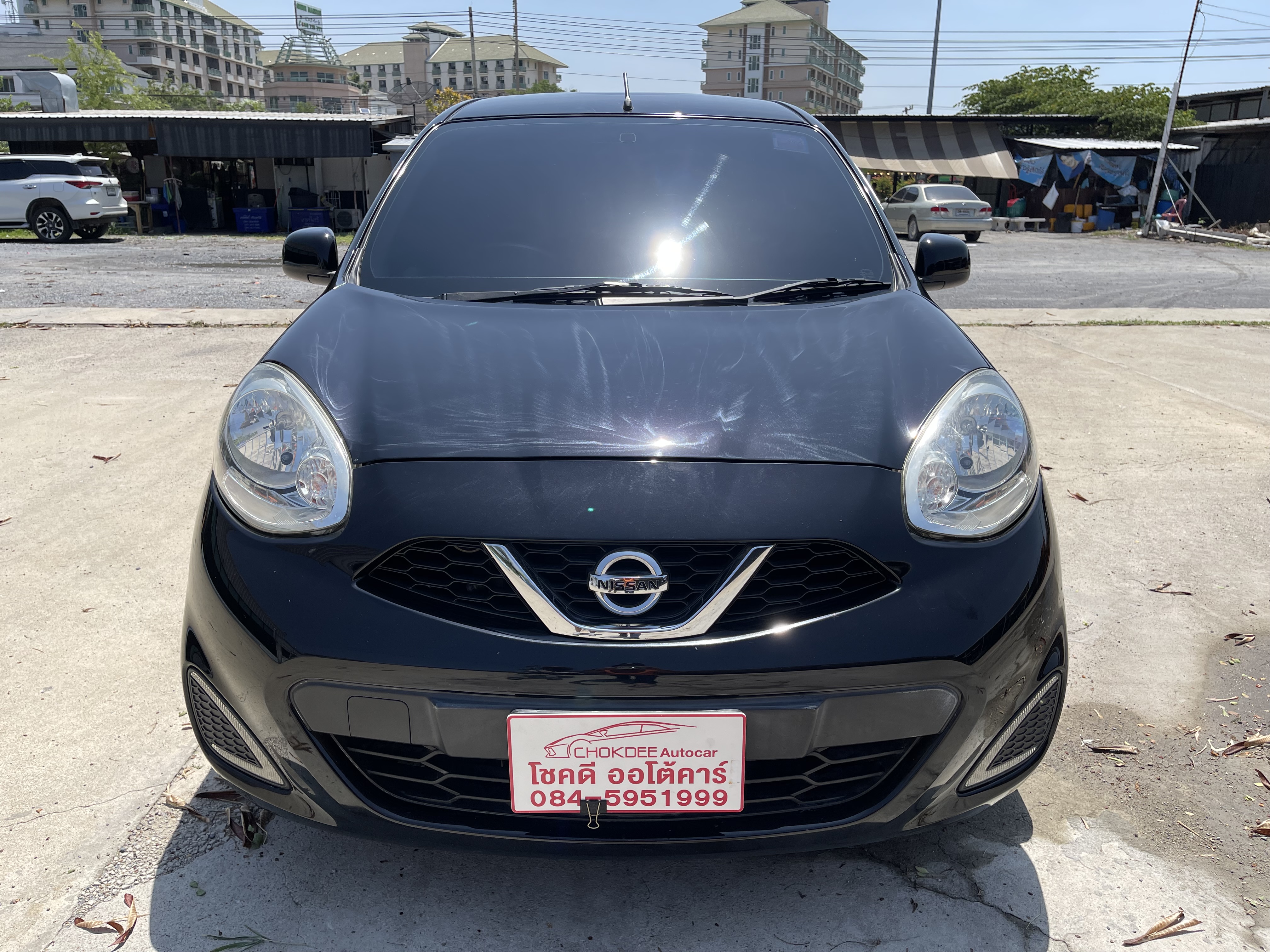 Nissan March 1.2 E At 2017 ดำ