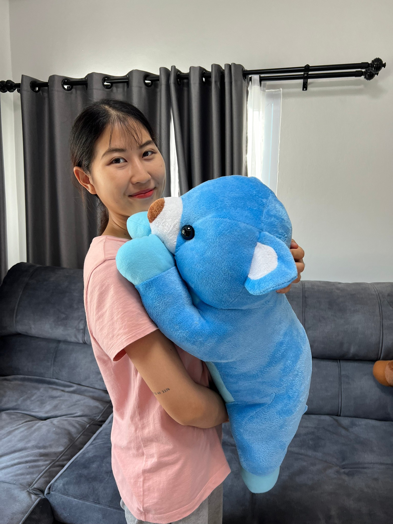 ตุ๊กตาน้องหมีหมอบ