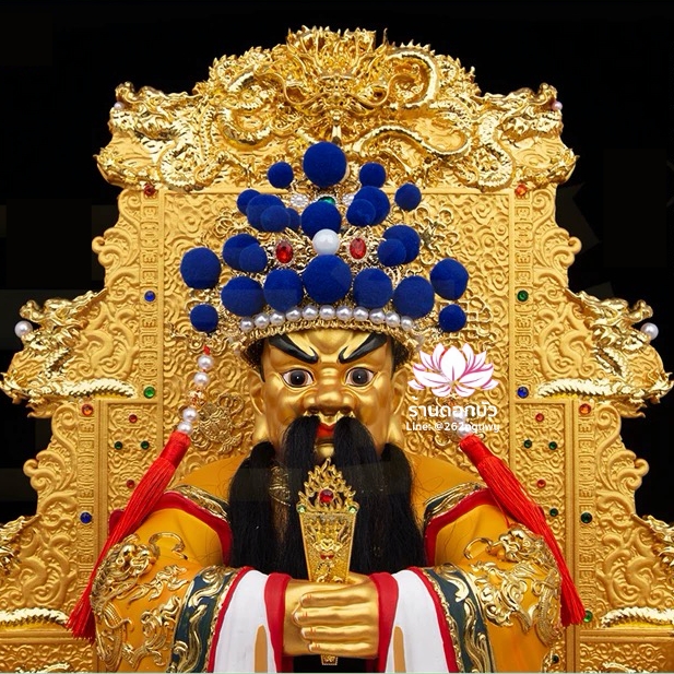 หมวกประดับมังกร หมวกเทพฝ่ายชาย หมวกองค์พระชาย หมวกพระจีน หมวกกิมซิ้น หมวกเทพเจ้าจีน