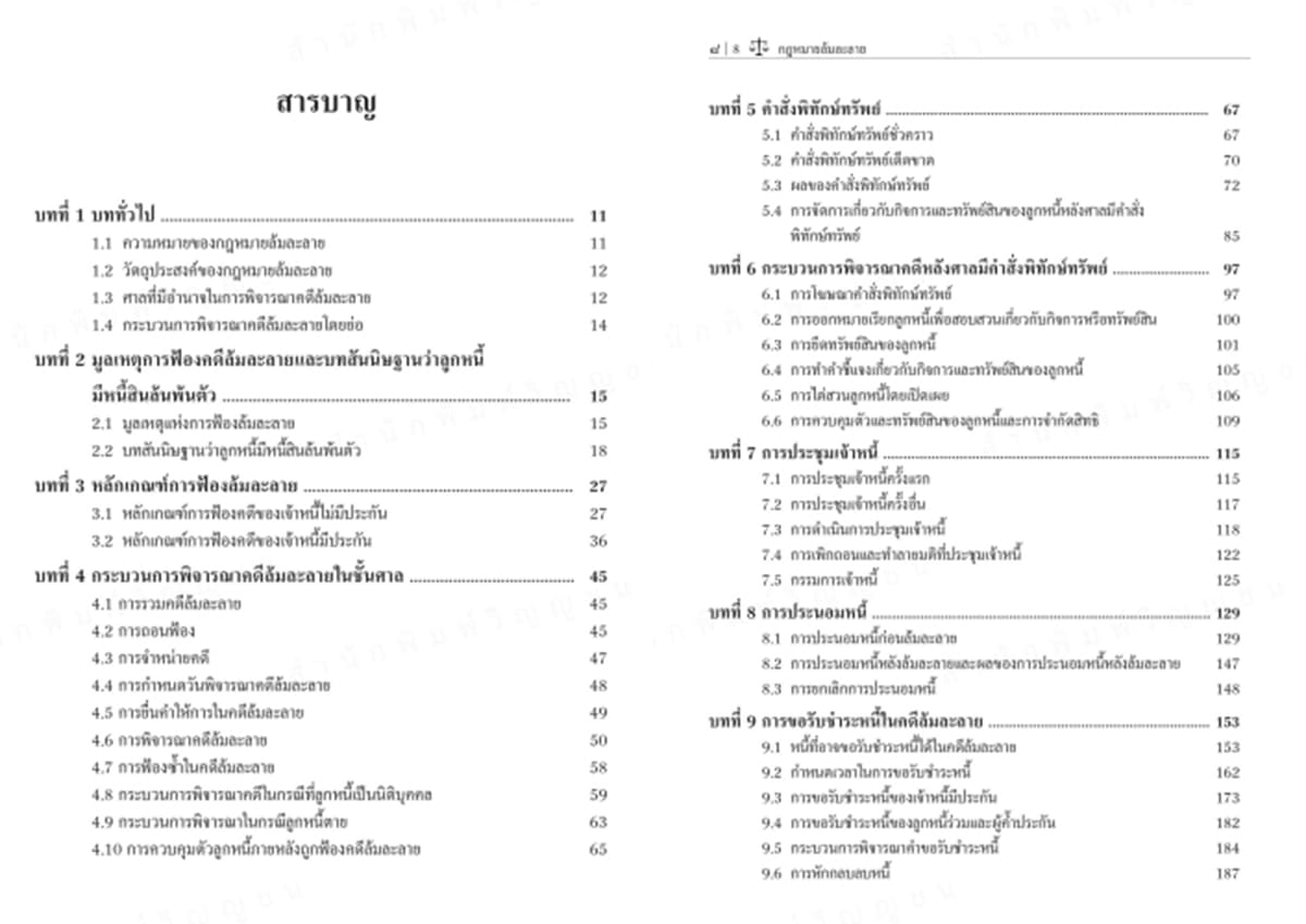 (แถมปกใส) กฎหมายล้มละลาย พิมพ์ครั้งที่ 6 กฤษฎา อภินวถาวรกุล TBK0893 sheetandbook