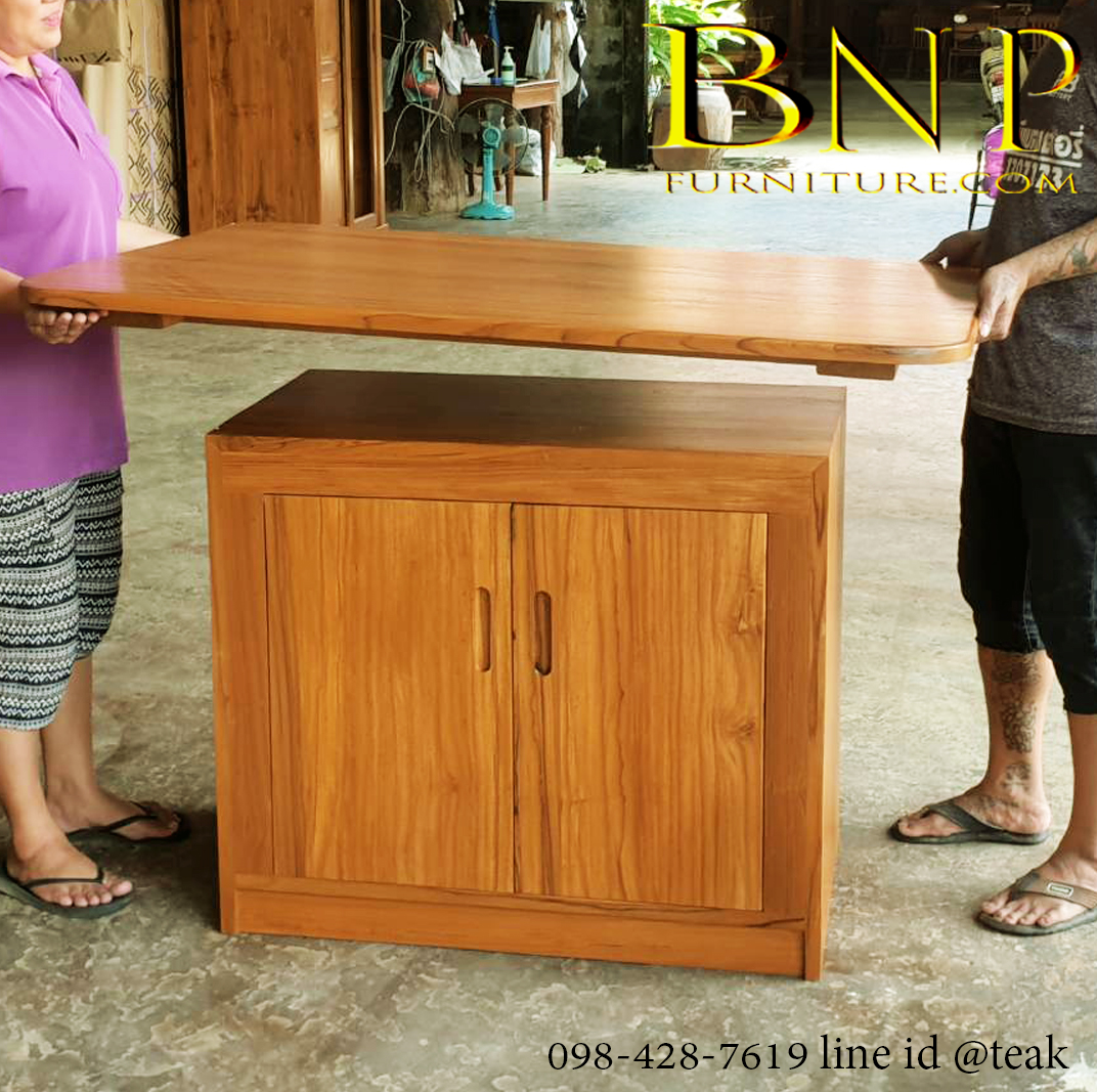 โต๊ะอาหารเก็บของได้ รุ่น มารีน่า