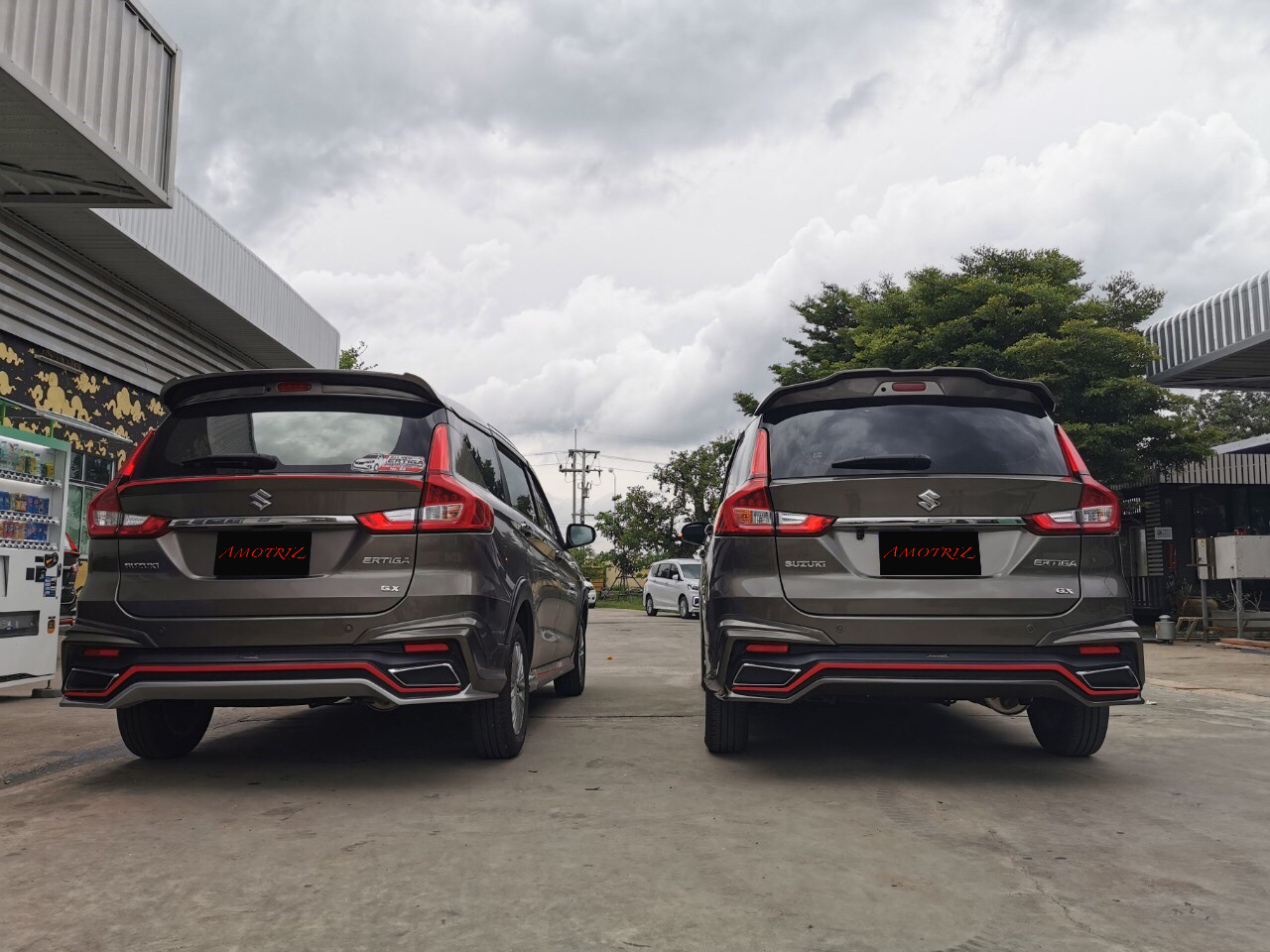 Suzuki Ertiga 2019 V.2 with custom grille bodykits by Amotriz