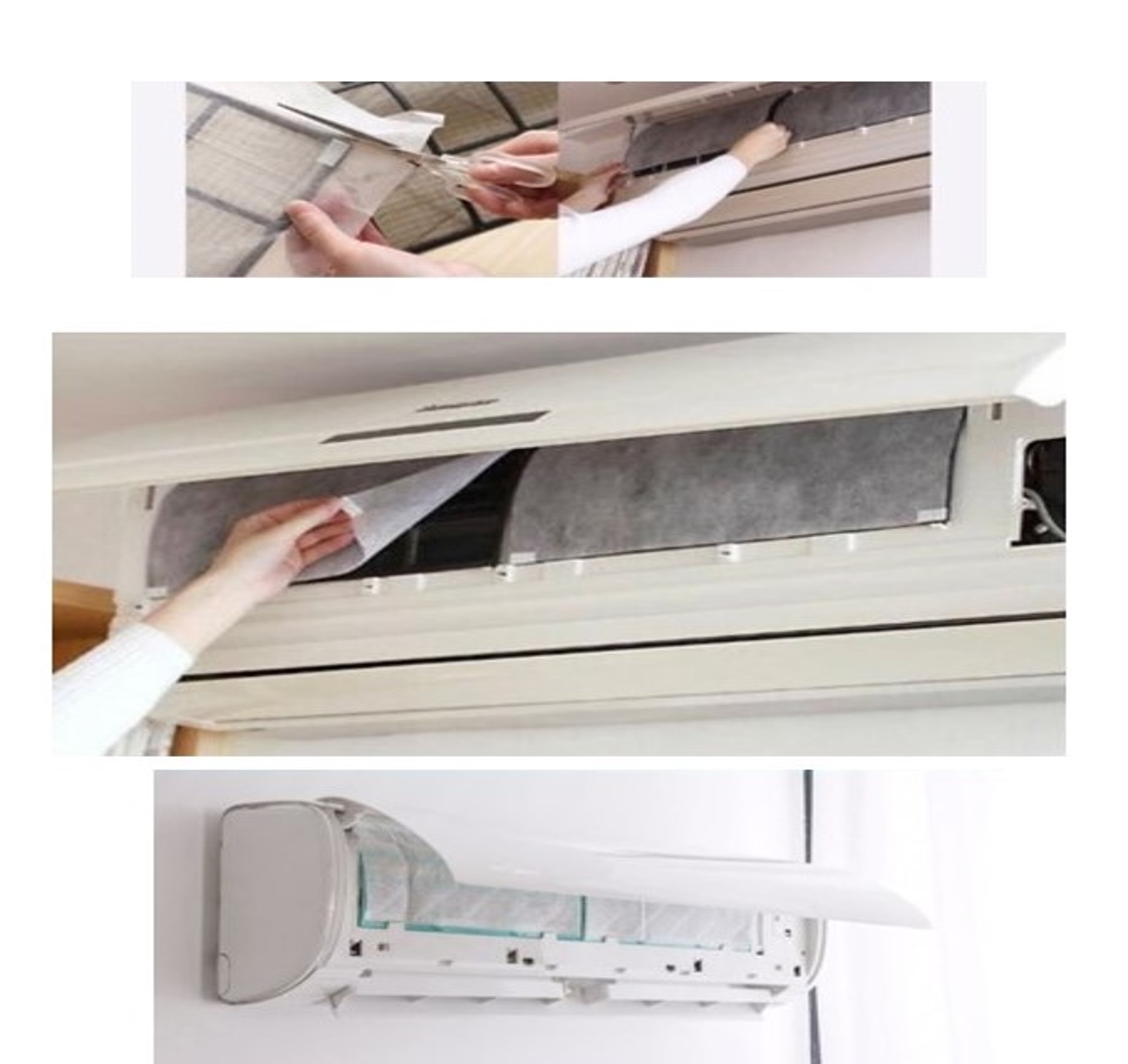 แผ่นกรองฝุ่นละอองแอร์ พร้อมส่งเครื่องปรับอากาศ กันฝุ่น PM 2.5