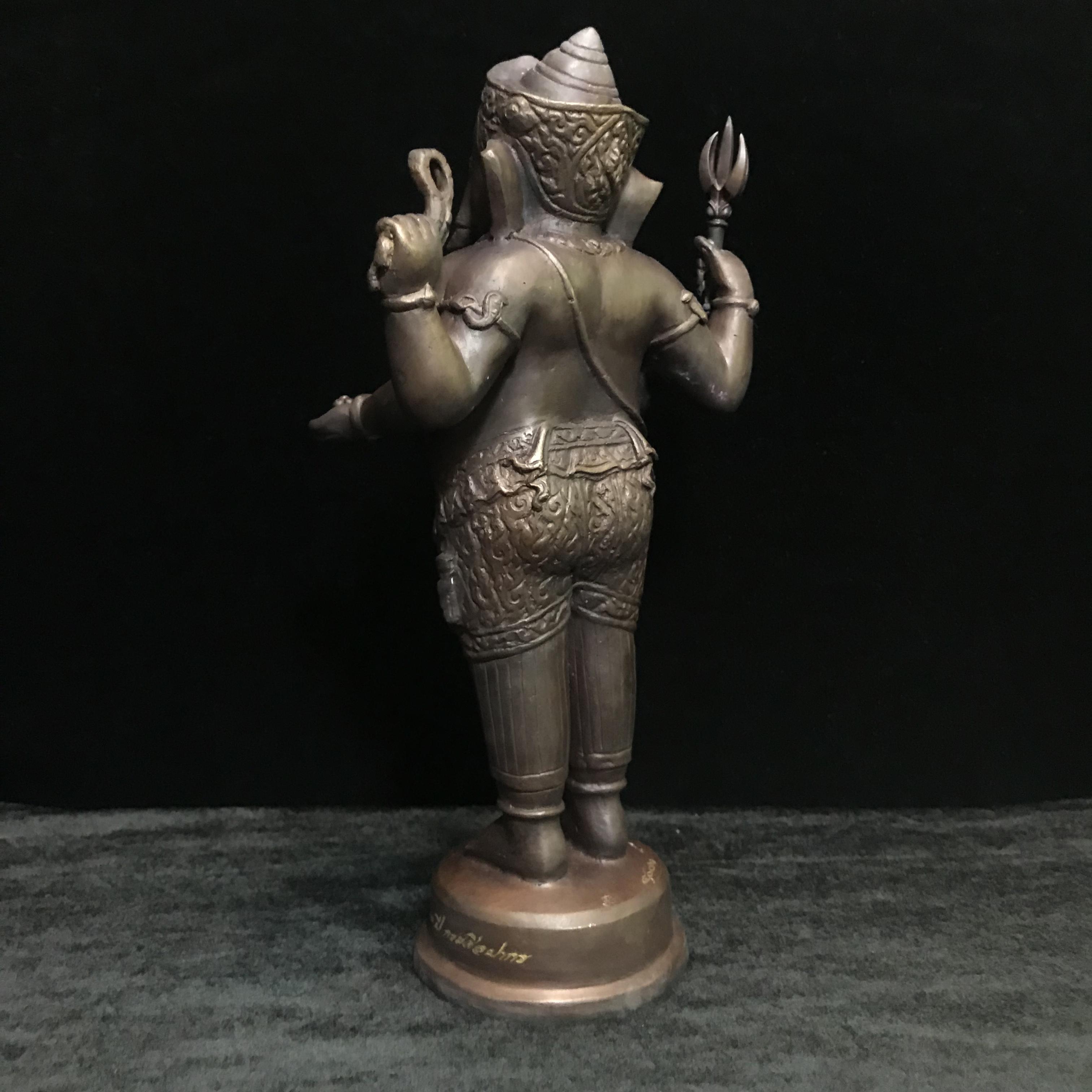 พระพิฆเนศ รุ่นครบรอบ100 ปี กรมศิลปากร ปี2556 ขนาดบูชา ปางประทานพร(องค์ยืน)สูง 10 นิ้วครึ่ง No.4006