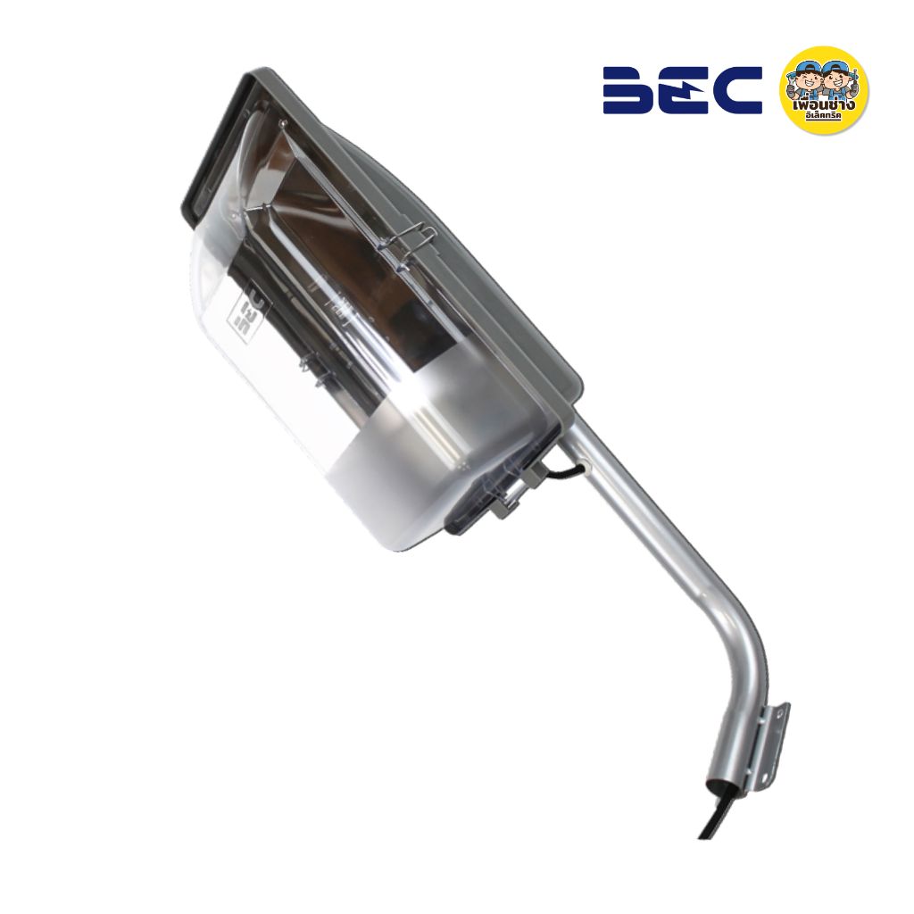 BEC โคมไฟถนน รุ่น ASTRA พร้อมขาจับ ใช้กับหลอดขั้ว E27 กันน้ำกันฝุ่น IP54 โคมถนน โคมไฟ