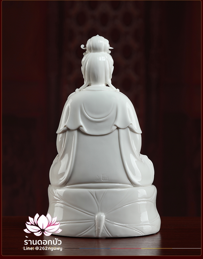 พระพุทธเจ้า (พระยูไล) พระโพธิสัตว์กวนอิม (กวนอิมผ่อสัก) พระมหาสถามปราปต์โพธิสัตว์ (ไต่ซีจี่ผ่อสัก) ขนาด 12 นิ้ว