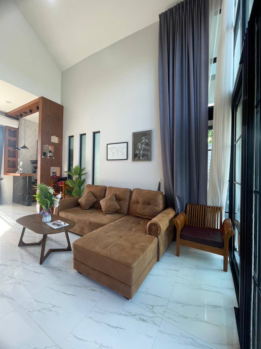 For Rent : Chalong, Single-storey detached house With swimming pool, 2 Bedrooms 3 Bathrooms