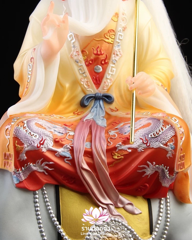 ไท่เสียงเหล่ากุง ไท่ส่องโล้กุ๊น ไท้ซังเหล่าจวิน หรือเล่าจื้อ ปางประทับนั่งขี่วัว งานหินอ่อนคุณภาพสูง ขนาด 16/19/26 นิ้ว