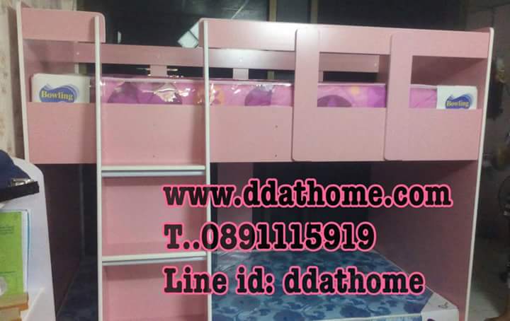 เตียงไม้2ชั้น ขนาด3.5ฟุต