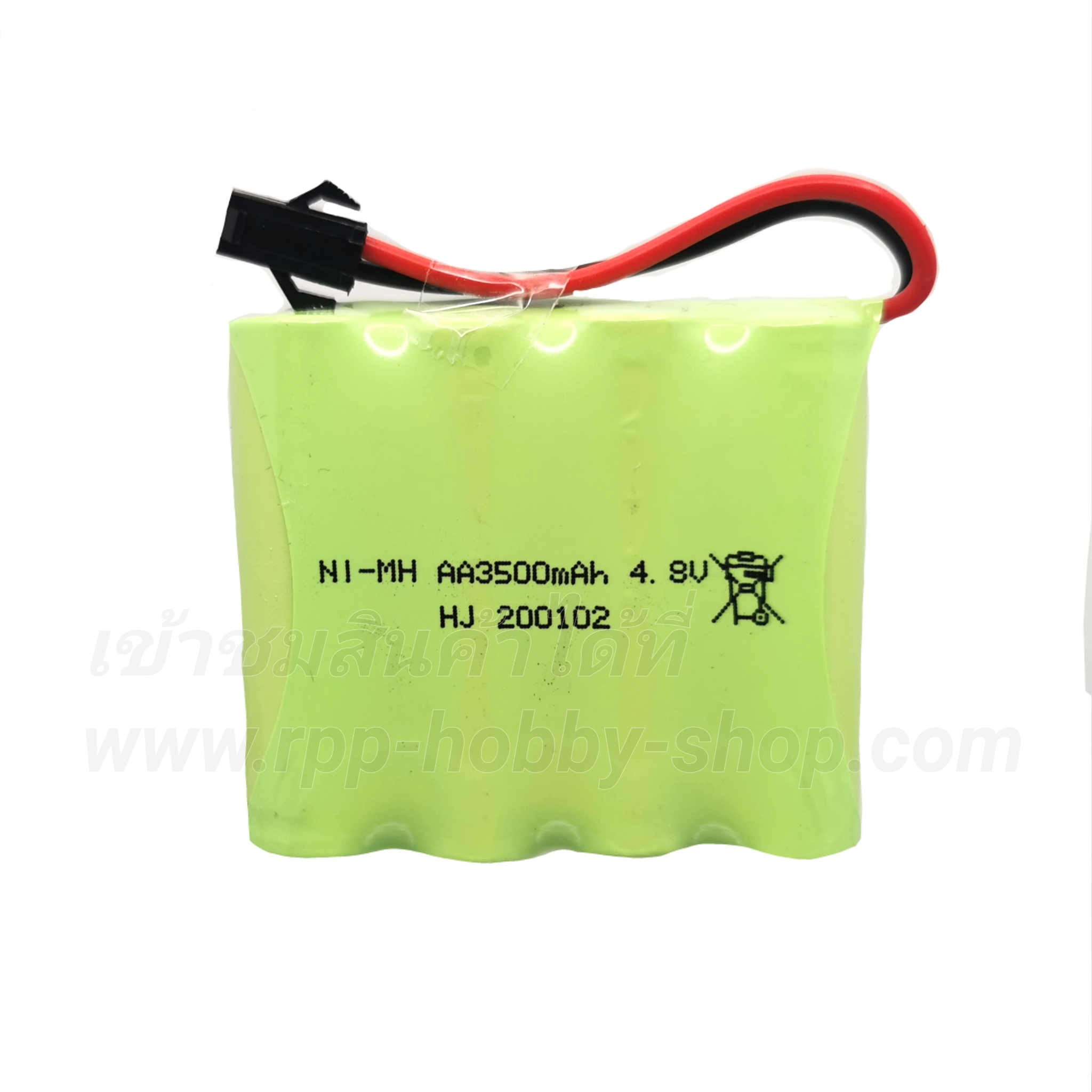 แบตเตอรี่ 3500mAh 4.8V ปลั๊กดำ SM