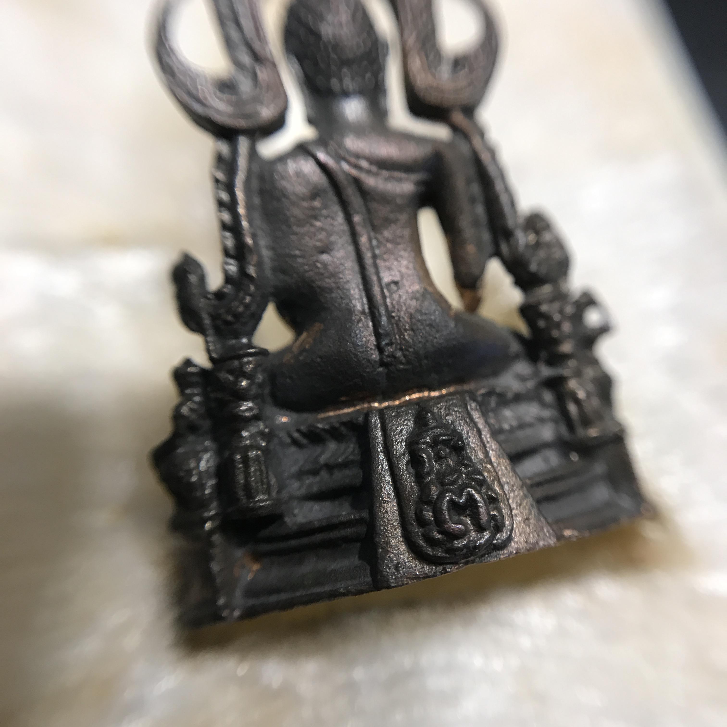 กริ่งพระพุทธชินราช ภปร กองทัพภาคที่3จัดสร้าง ปี2517 เนื้อนวโลหะกล่องเดิม(หายาก)(ในหลวง ร.9 เสด็จในพิธี)