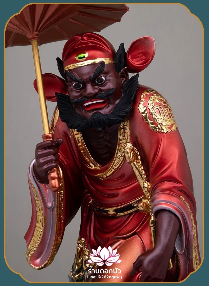 เทพเจ้าจงขุย จงขุยเทียนซือ จงขุยเอี๋ยกง ปางยืน งานเรซิ่นพรีเมียม ขนาด 12/16/19 นิ้ว