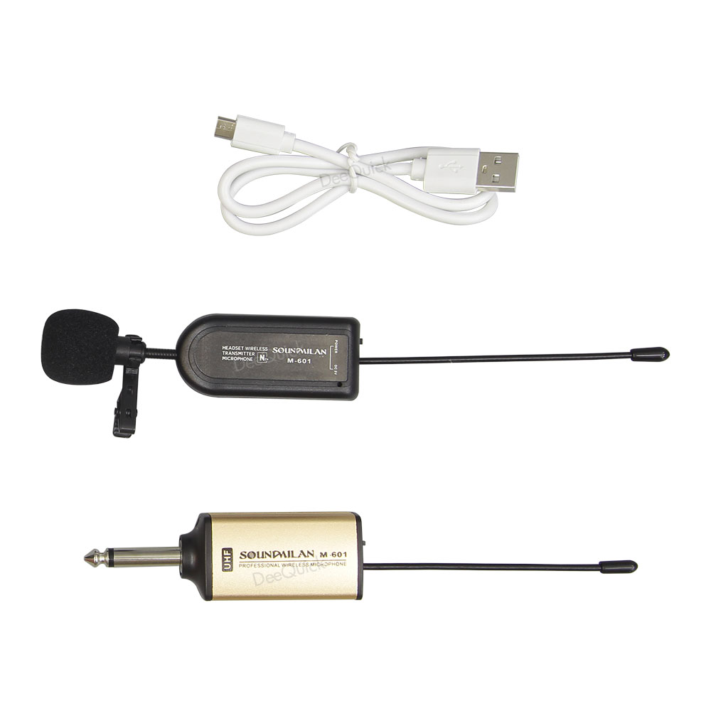 ไมค์โครโฟนไร้สาย หนีบปกเสื้อ SOUNDMILAN M-601