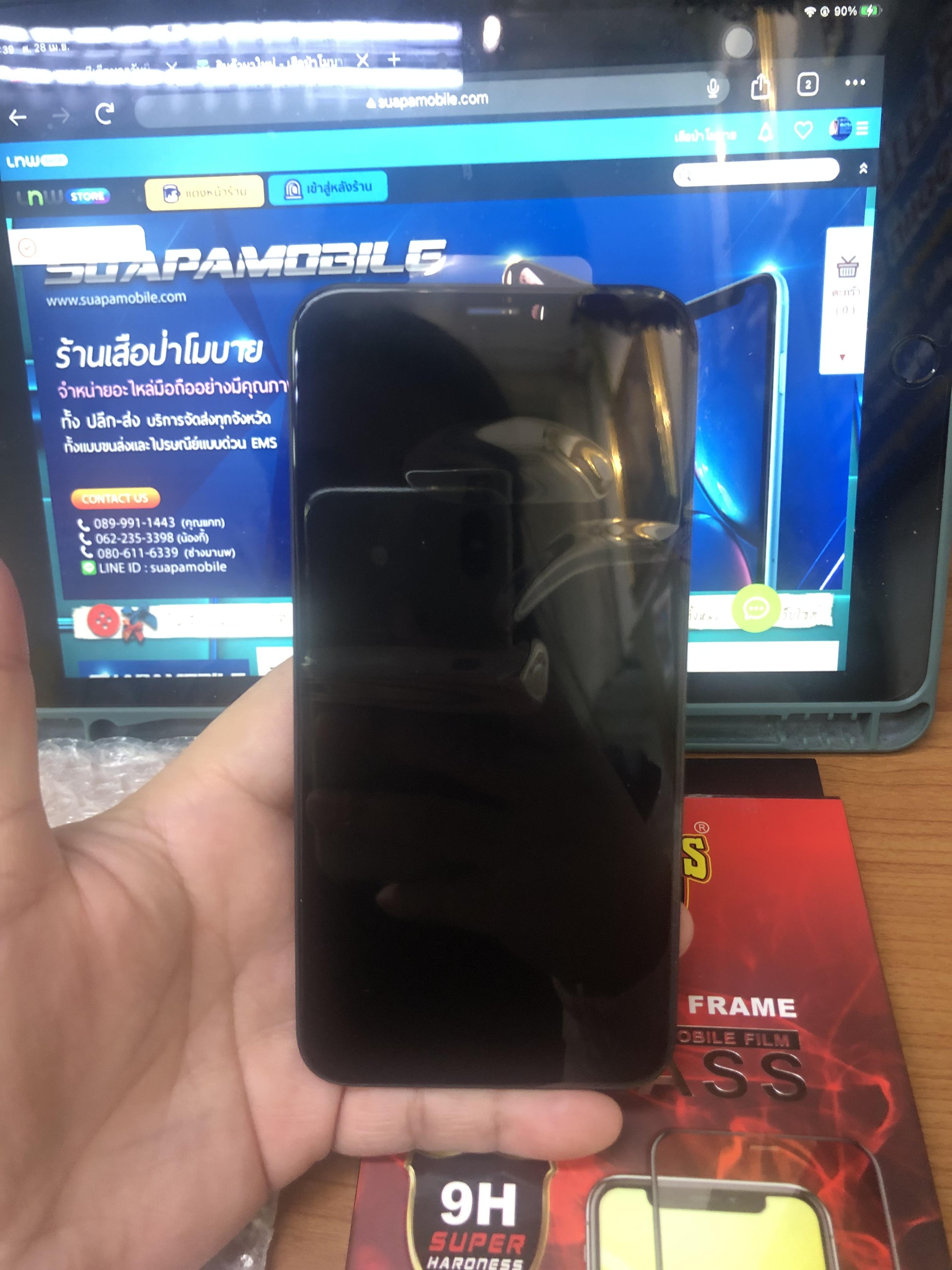 ราคาจอแท้ ทำกระจก ไอโฟน 10/IPhone x