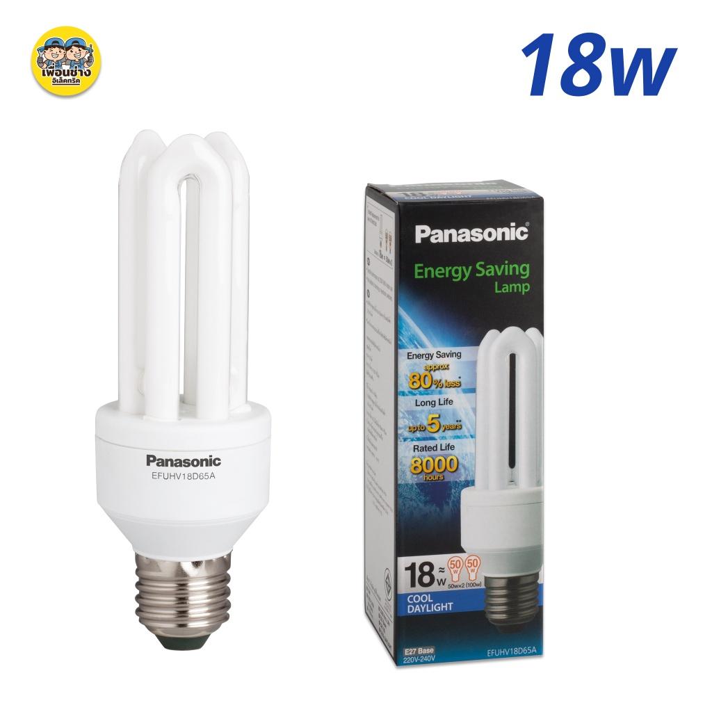 Panasonic หลอดตะเกียบ ประหยัดไฟ ทอร์นาโด หลอดไฟ E27 ขั้วเกลียว 14w 18w 23w 15w 25w พานาโซนิค