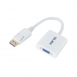 ตัวแปลงหัว HDMI TO VGA W/MINI ST, สีขาว ; GLINK / GL001