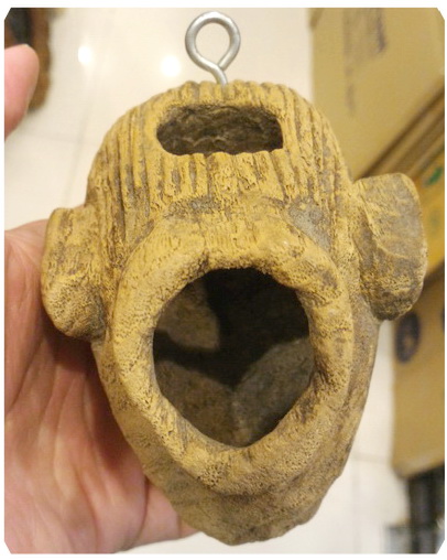 หัวหุ่นไม้ศิลปะพม่า ขนาดเล็ก