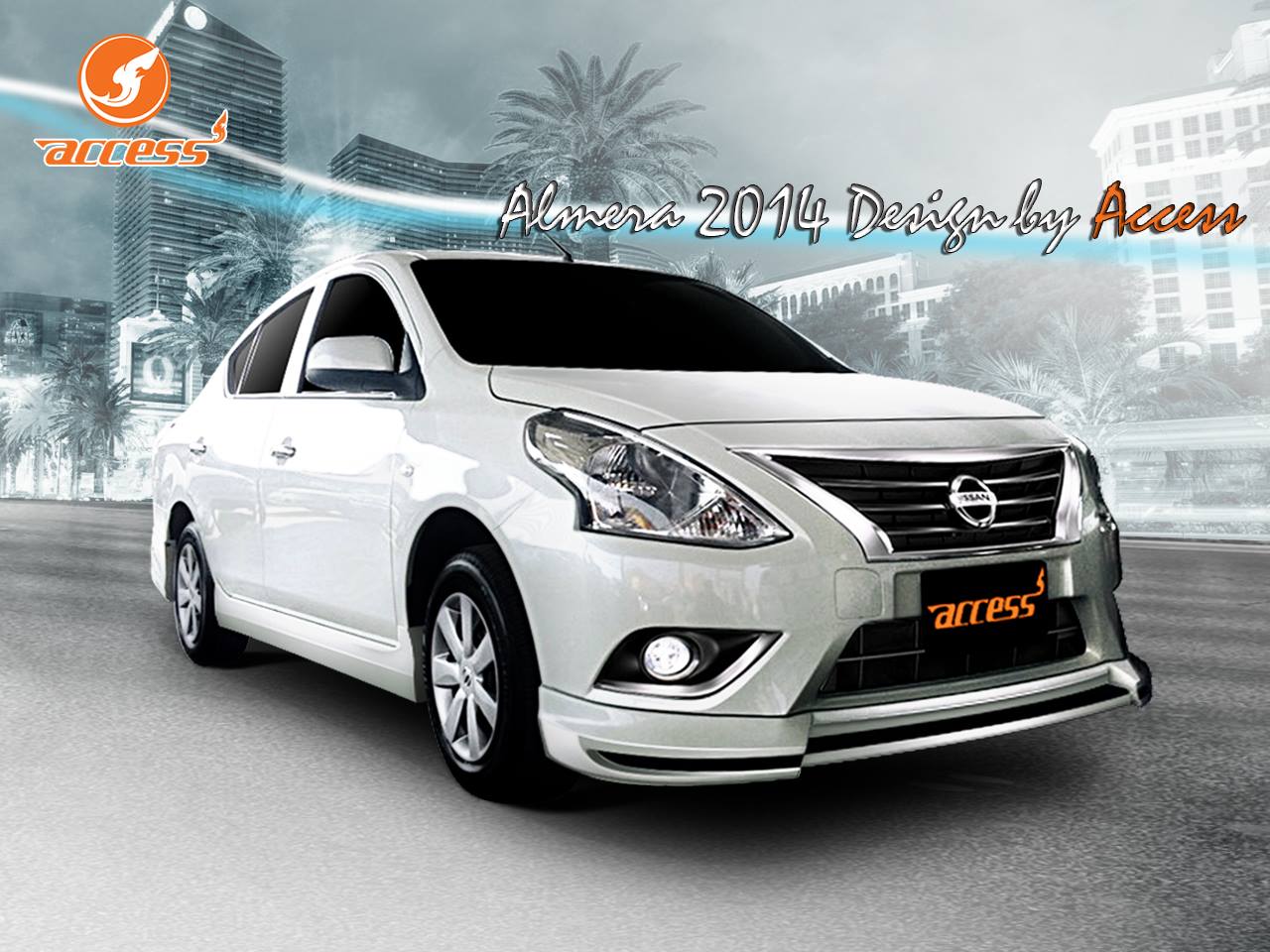 ชุดแต่ง Nissan Almera 2014 bodykits โดย อโมติส