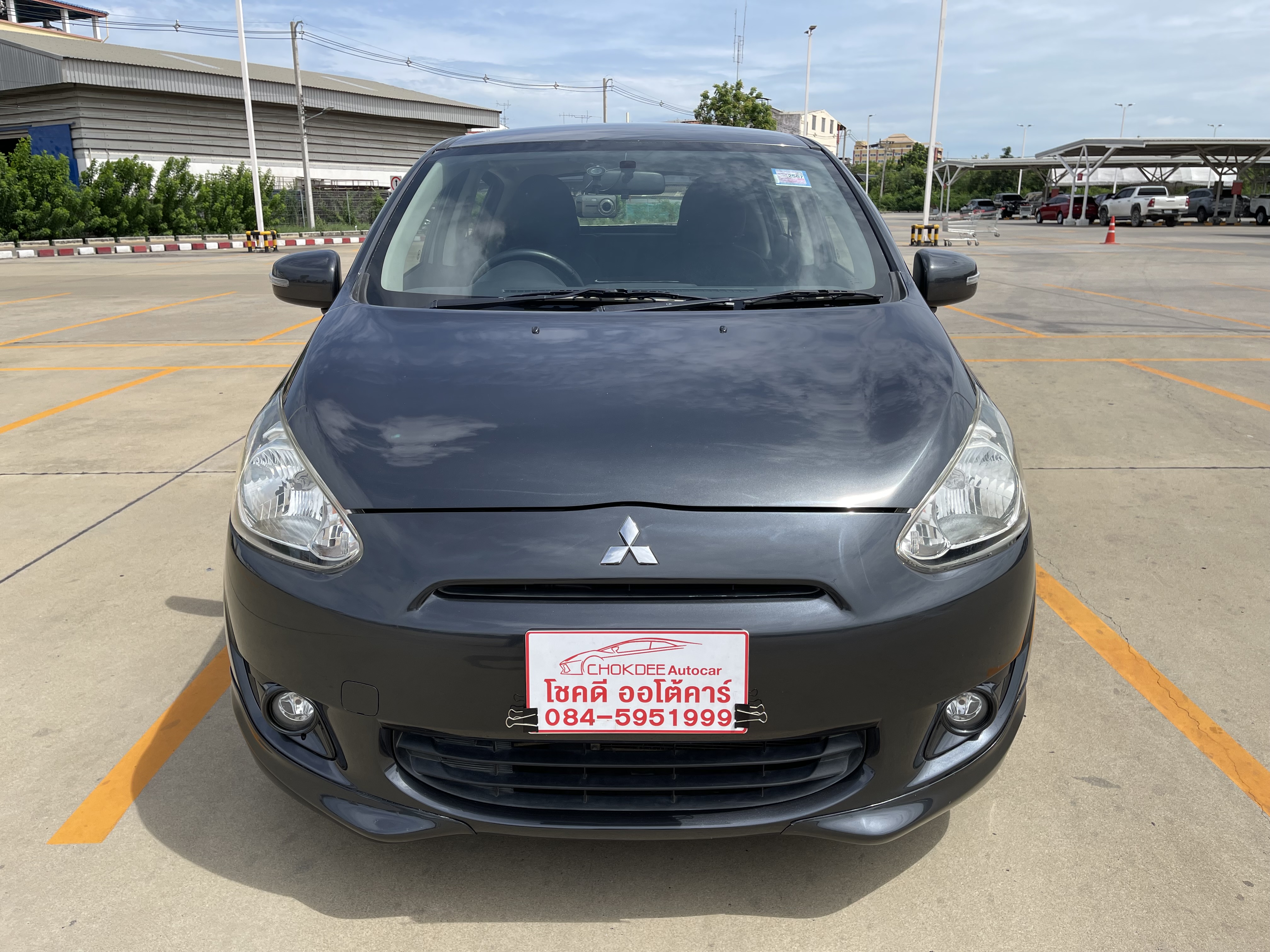 Mitsubishi Mirage 1.2 GLS Limited At 2015 เทาดำ