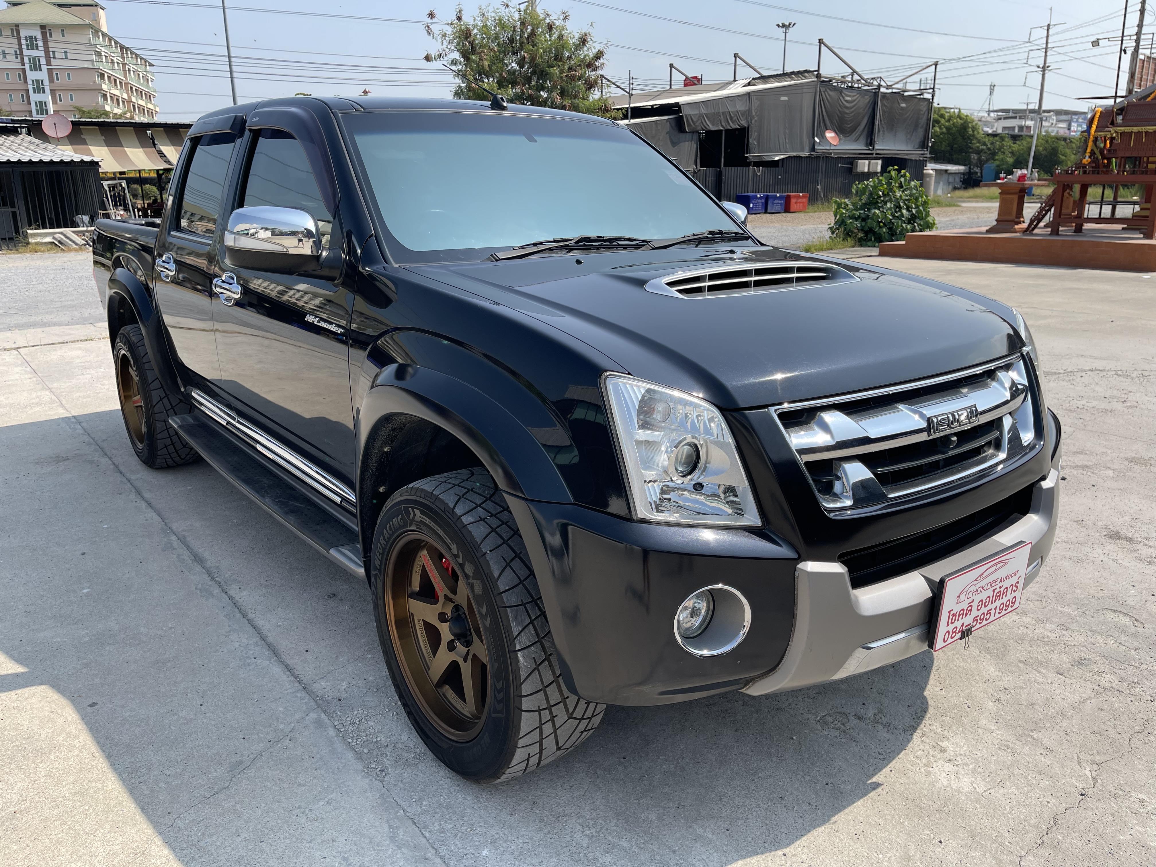 Isuzu Dmax 4ประตู Hilander 3.0 Vgs Navi 2011 ดำ
