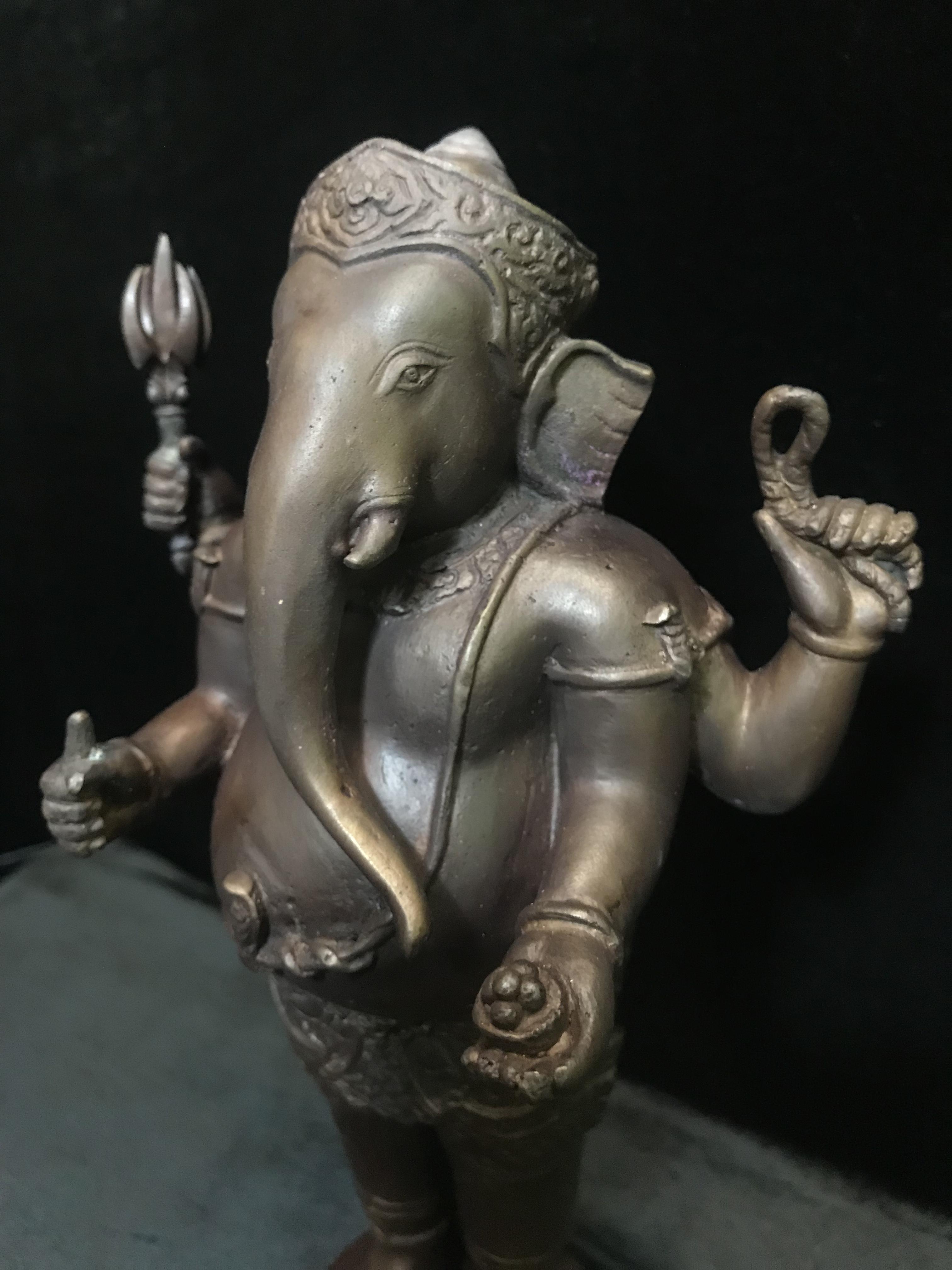 พระพิฆเนศ รุ่นครบรอบ100 ปี กรมศิลปากร ปี2556 ขนาดบูชา ปางประทานพร(องค์ยืน)สูง 10 นิ้วครึ่ง No.4006