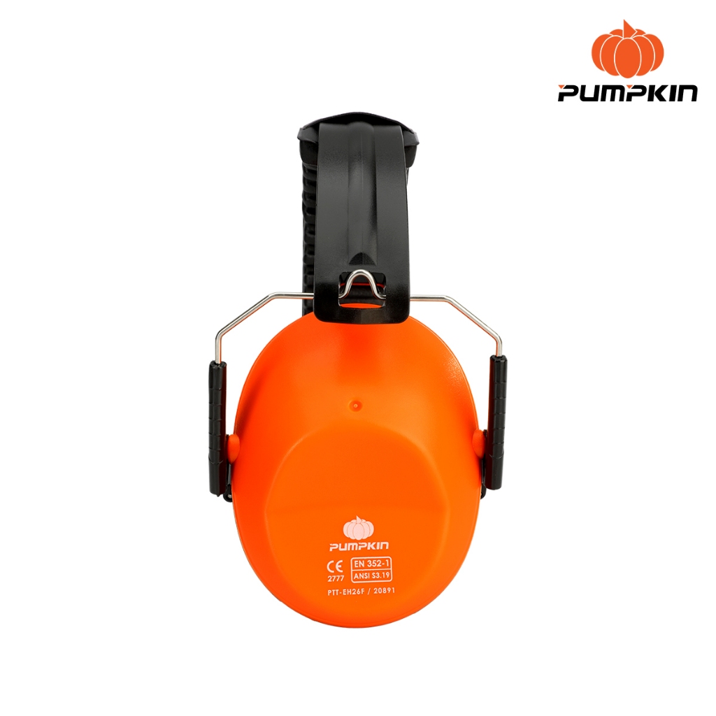 20891 Pumpkin ที่ครอบหูลดเสียง พับเก็บได้ รุ่น PTT-EM26F Ear Muff ค่าการลดเสียง 26dB หูฟัง ลดเสียง