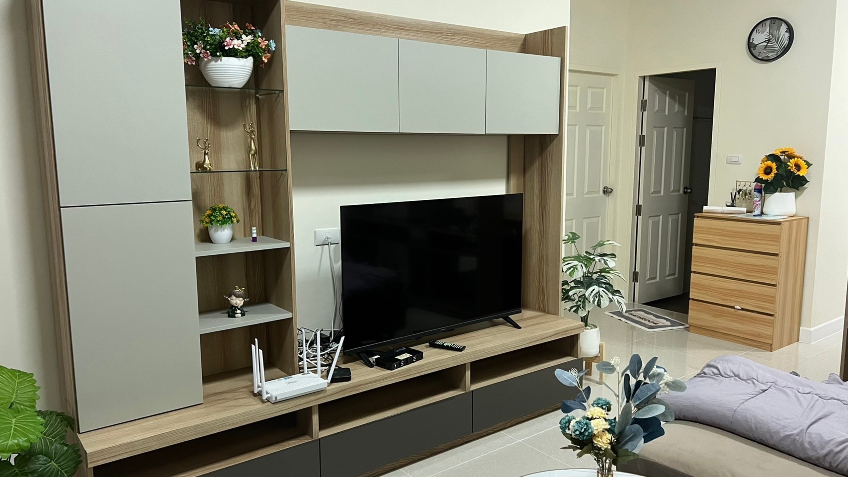 For Rent : Wichit, One-story semi-detached house, 3 bedrooms 2 bathrooms