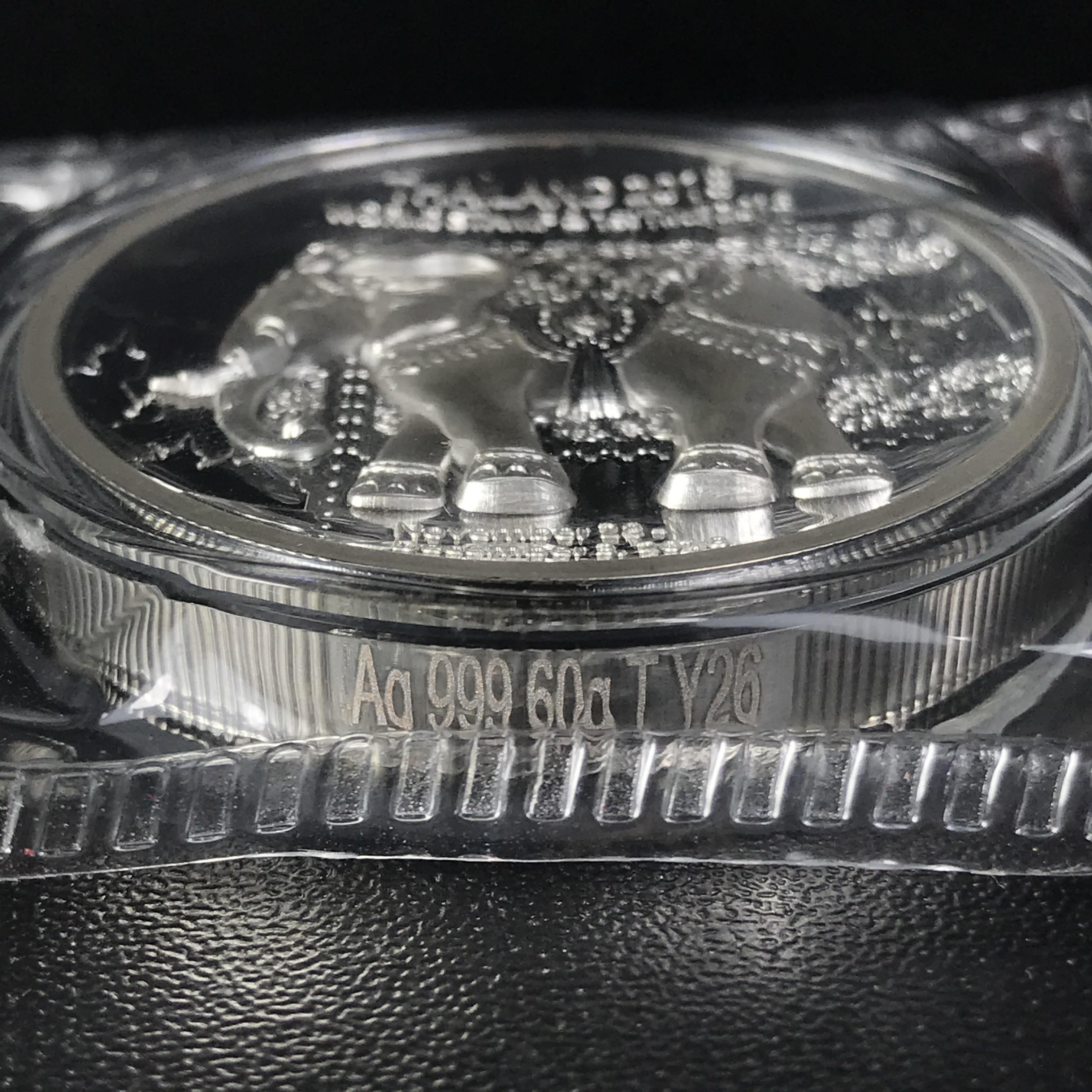 เหรียญ(ช้าง)ที่ระลึกถึงการจัด งาน "2018 Thailand Stamp Exhibition" เนื้อเงินสเตอร์ริง(Ag 999 60g) ขัดเงา จัดสร้างน้อยหายากนักสะสมไม่ควรพลาด(1ใน188เหรียญ)