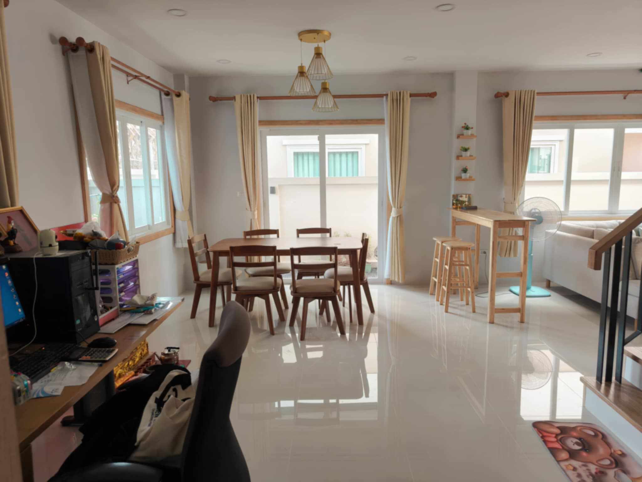 For Rent : Kathu, Semi-detached house, 4 bedrooms 3 bathrooms