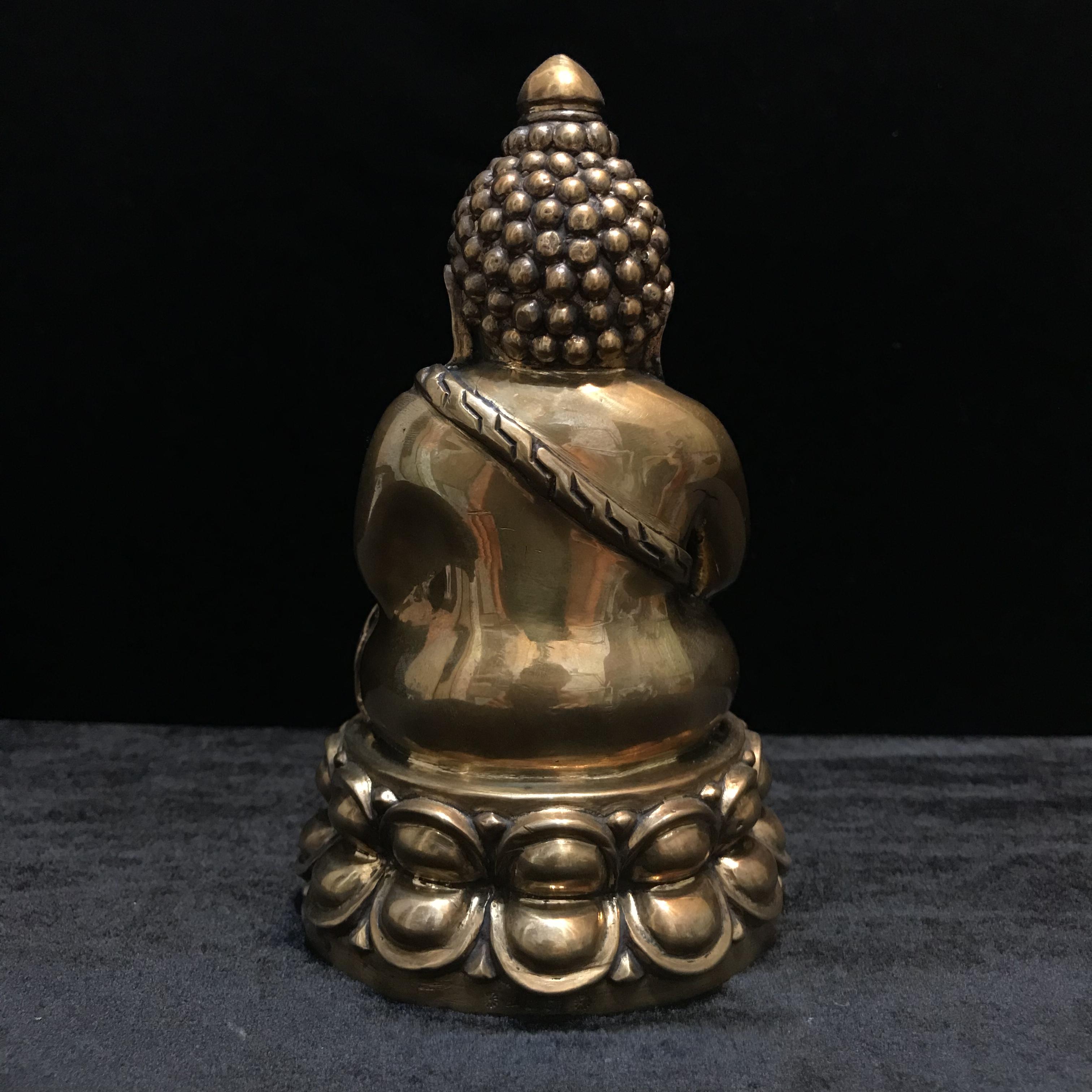 พระบูชาพุทธอุดมสมบูรณ์ (พระปุ้มปุ้ย) เนื้อสัมฤทธิ์ ขนาดหน้าตัก 3 นิ้ว ปี2535(รุ่นแรก)(1ใน1000องค์)