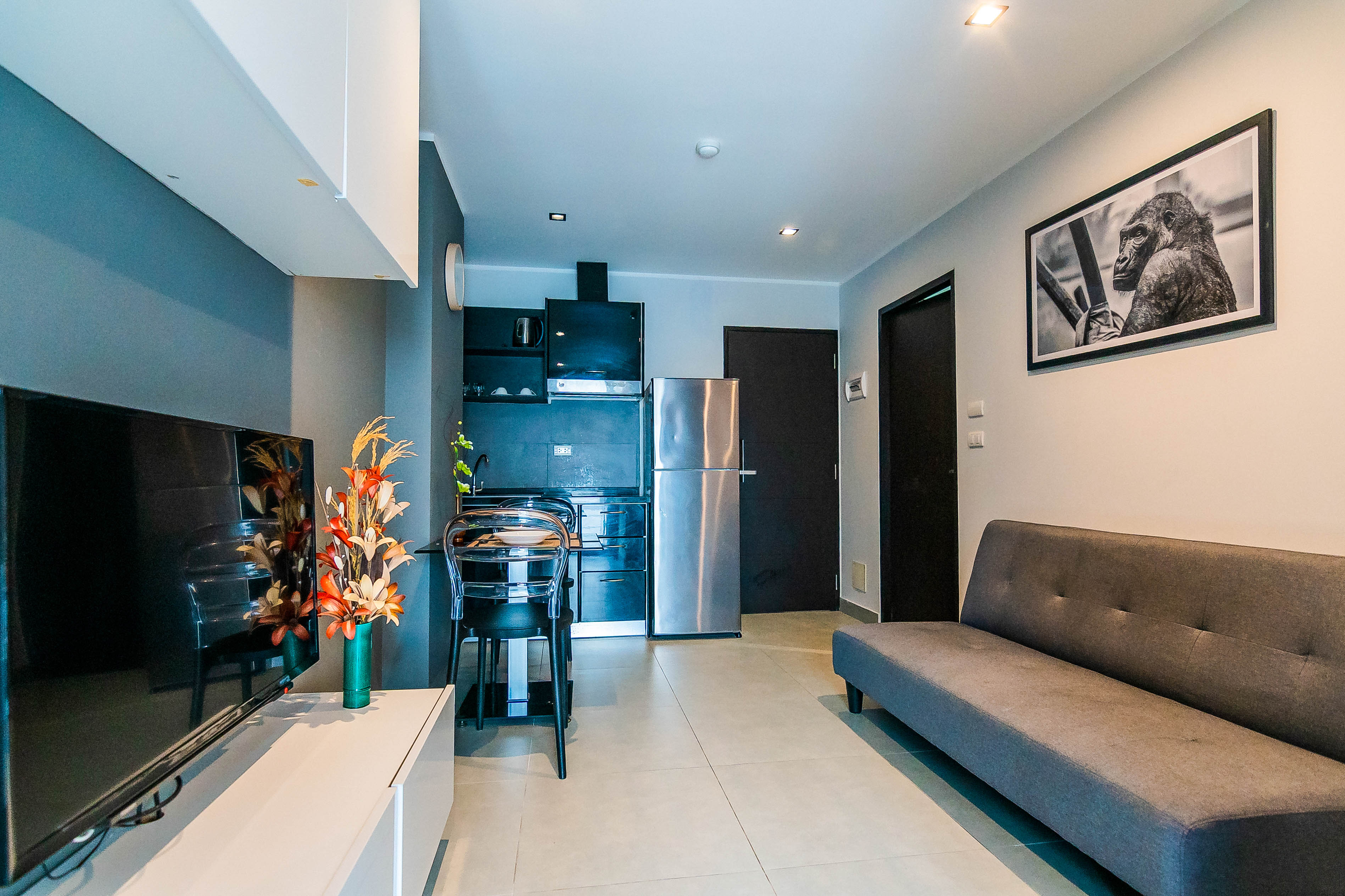 For Rent : Condo in Chalong area Tower I, 1 Bedroom 1 Bathroom, 2nd flr.