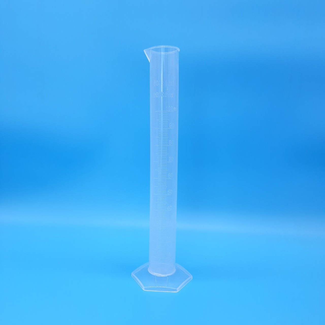 กระบอกตวงพลาสติก 50ml , 100ml , 250 ml , 500 ml , 1000 ml Cylinder Plastic (PP)