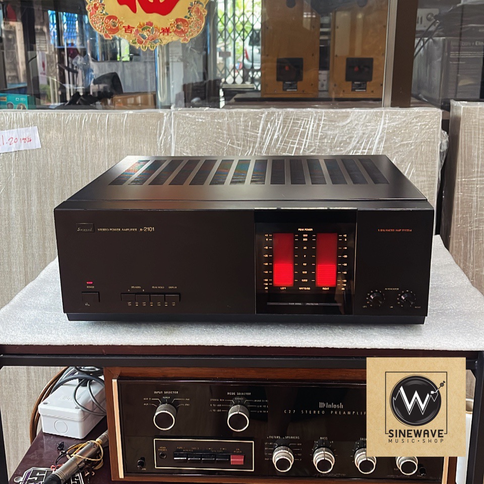 Power Amp ยี่ห้อ Sansui รุ่น B-2101 (Made in Japan)