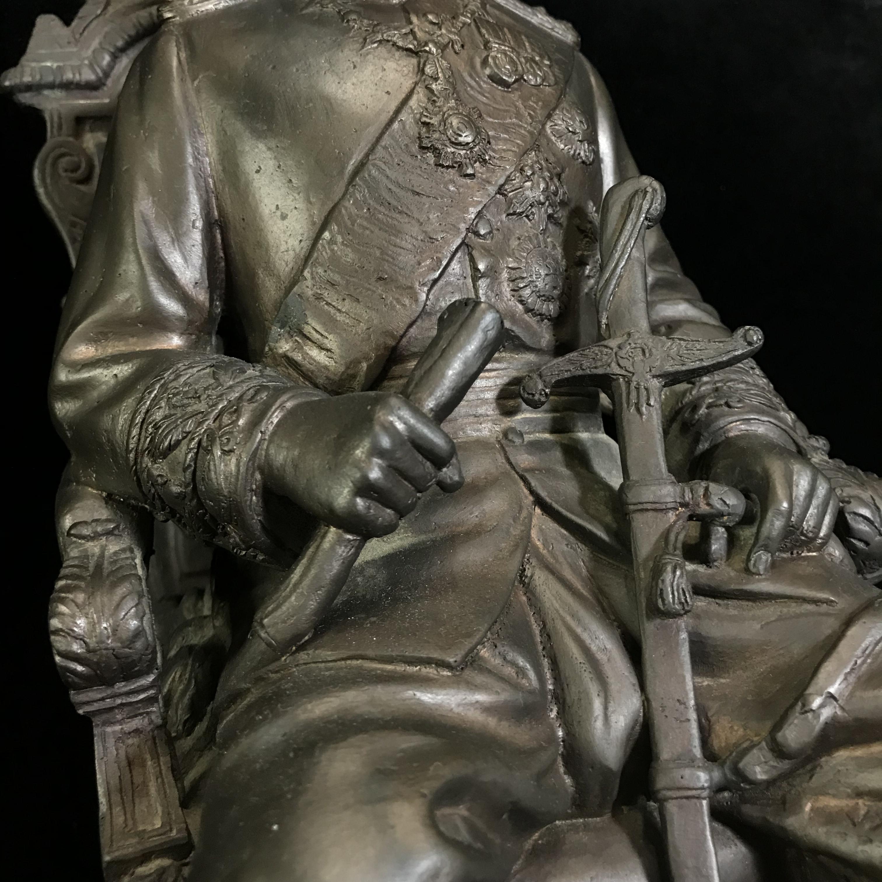 พระบรมรูป รัชกาลที่5 กรมป่าไม้ครบรอบ 100 ปี พ.ศ.2539 เนื้อโลหะผสม องค์ขนาดใหญ่(หายาก)ศิลป์สวย เข้มขลัง งดงาม