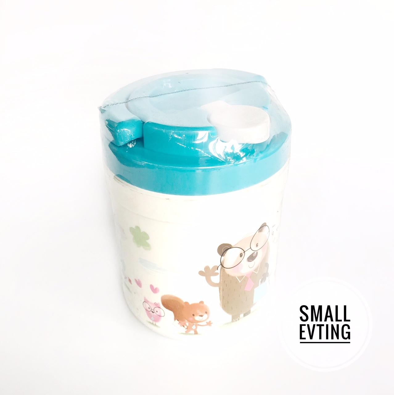 Small Evting กระติก ลายการ์ตูน PN504 หมี สีฟ้า แพ็ค จำนวน 2 ใบ กระติกน้ำ กระติกน้ำแข็ง กระติกใส่น้ำ กระติกใส่น้ำแข็ง
