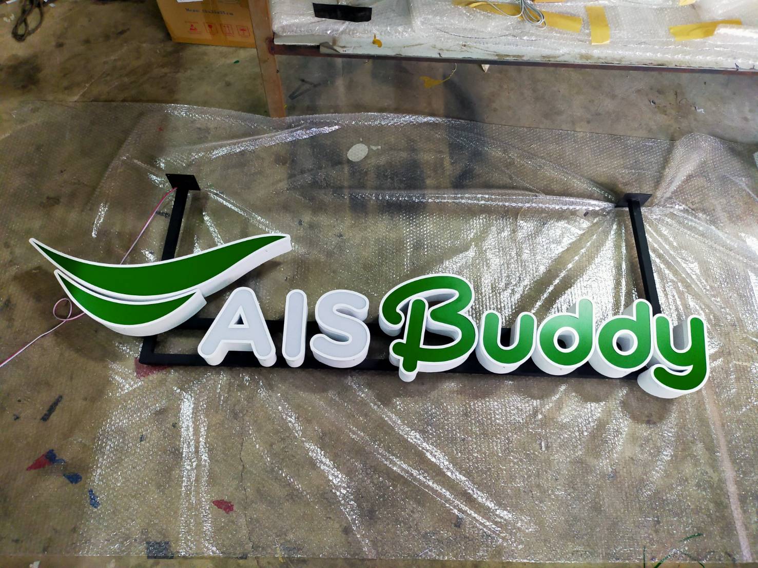ป้ายกล่องไฟ AIS Buddy
