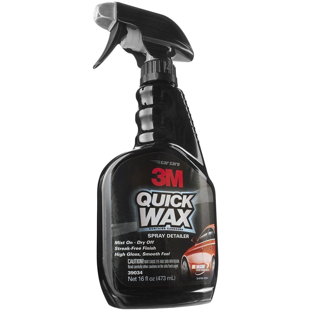 3เอ็ม สเปรย์เคลือบสีรถยนต์แบบรวดเร็ว สำหรับรถโชว์ ขนาด 473 มิลลิลิตร 3M Quick Wax 16 Oz 473Ml