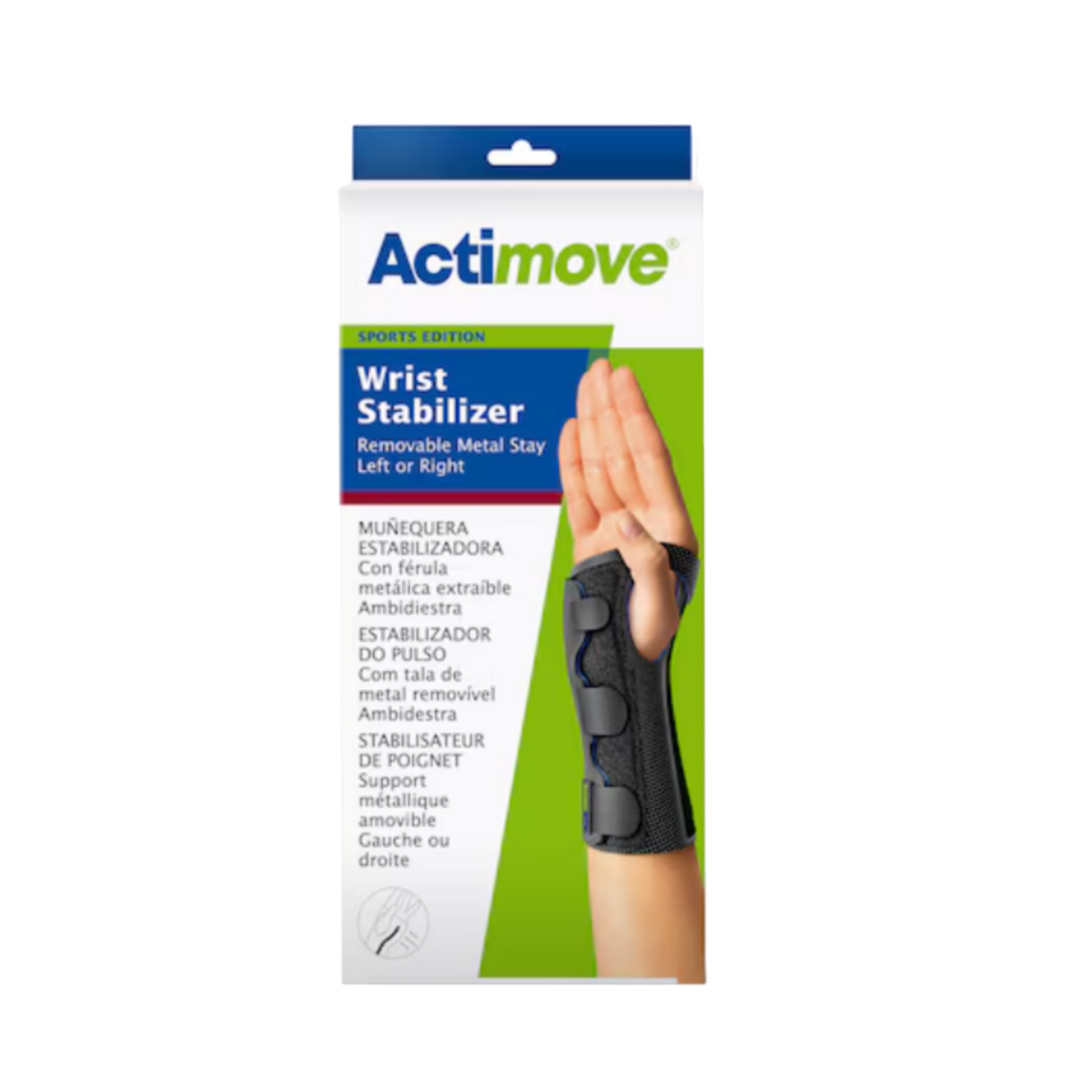 Actimove sports edition wrist stabilizer พยุงข้อมือ สีดำ
