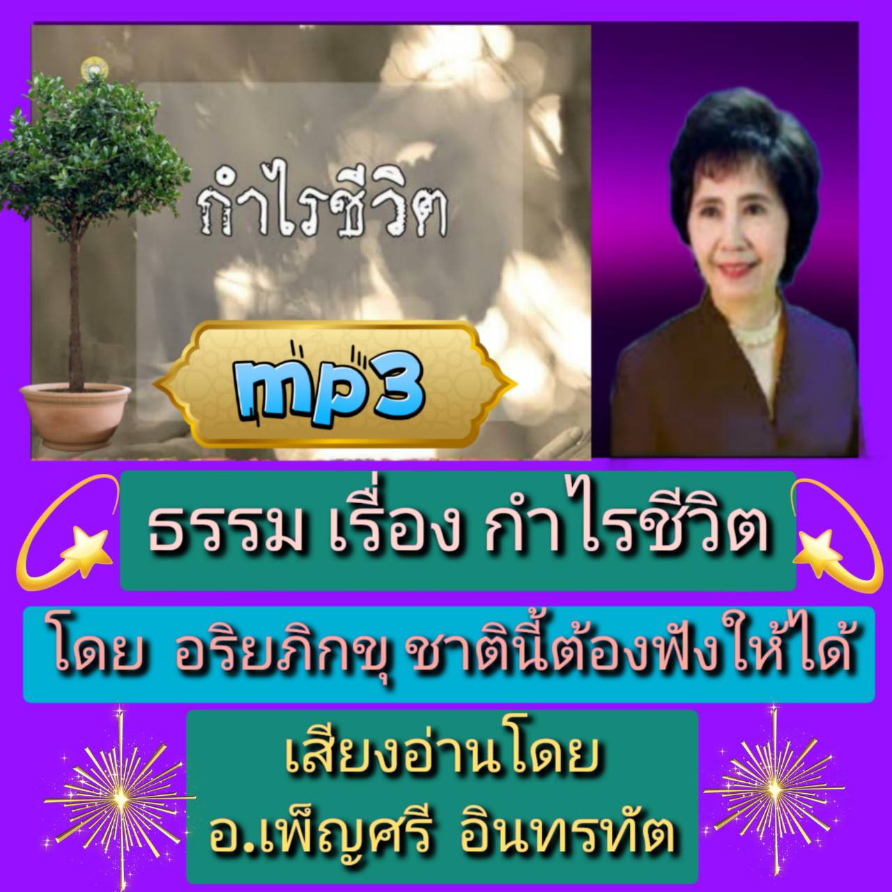[พรเทวะ] แฟลชไดร์ฟ USB mp3 ธรรมะ เรื่อง กำไรชีวิต โดย อริโยภิกขุ ชาตินี้ต้องฟังให้ได้ เสียงอ่านโดย อ เพ็ญศรี อินทรทัต ใช้กับเครื่องเล่น USB/mp3 ทุกชนิดหรือเปิดฟังในรถยนต์เปิดในคอมพิวเตอร์ได้ *** สามารถ โหลดใส่มือถือ ฟังได้ ** เปิดในคอมพิวเตอร์ได้ USB-MP3 