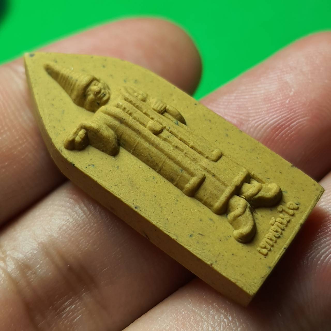 พระเครื่อง เทพทันใจ รุ่น เปรี้ยงสมปรารถนา สีเหลือง เทพทันใจพม่า เทพทันใจ พระแท้ พระเทพทันใจ จี้เทพทันใจ