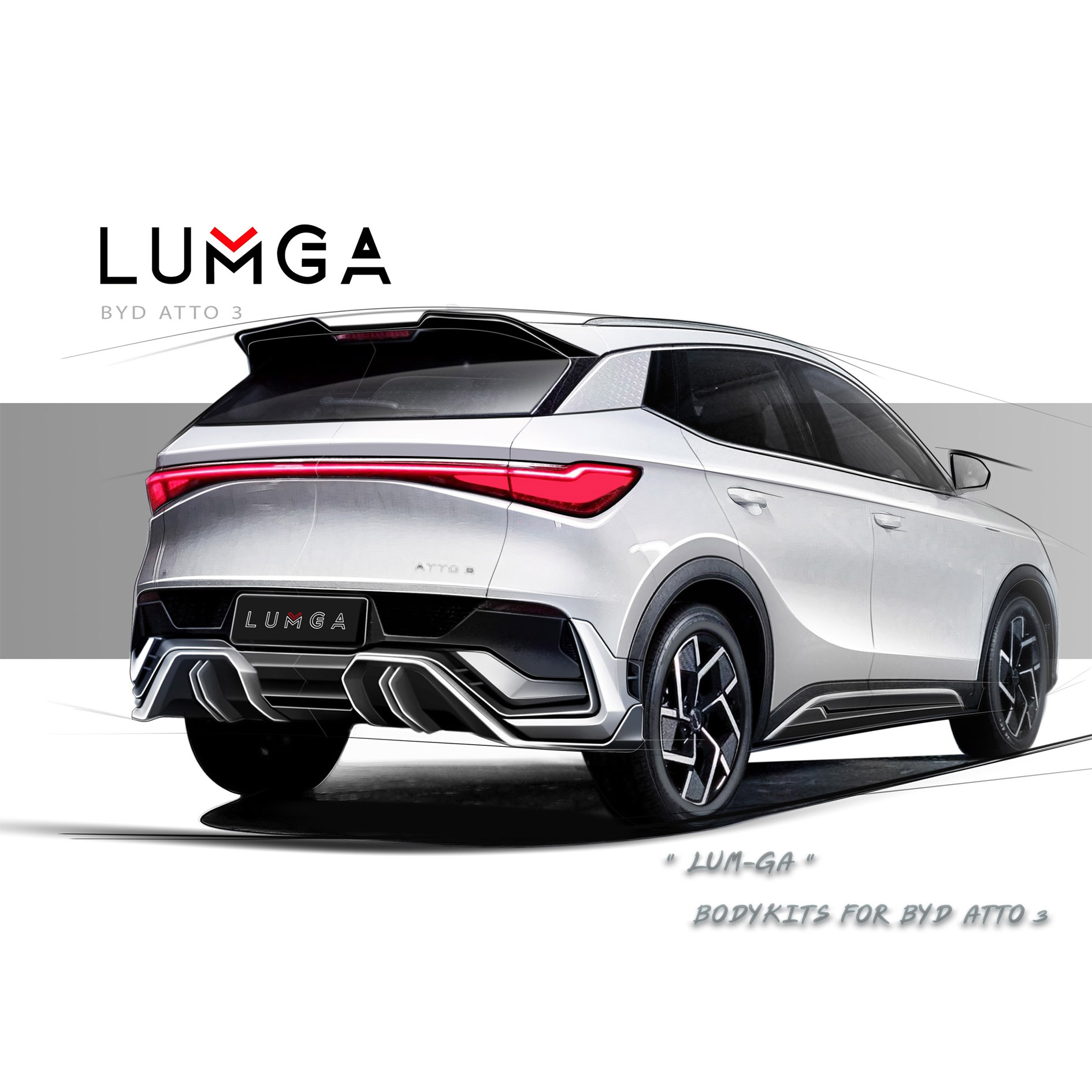 BYD ATTO 3 bodykits by LUMGA bodykits