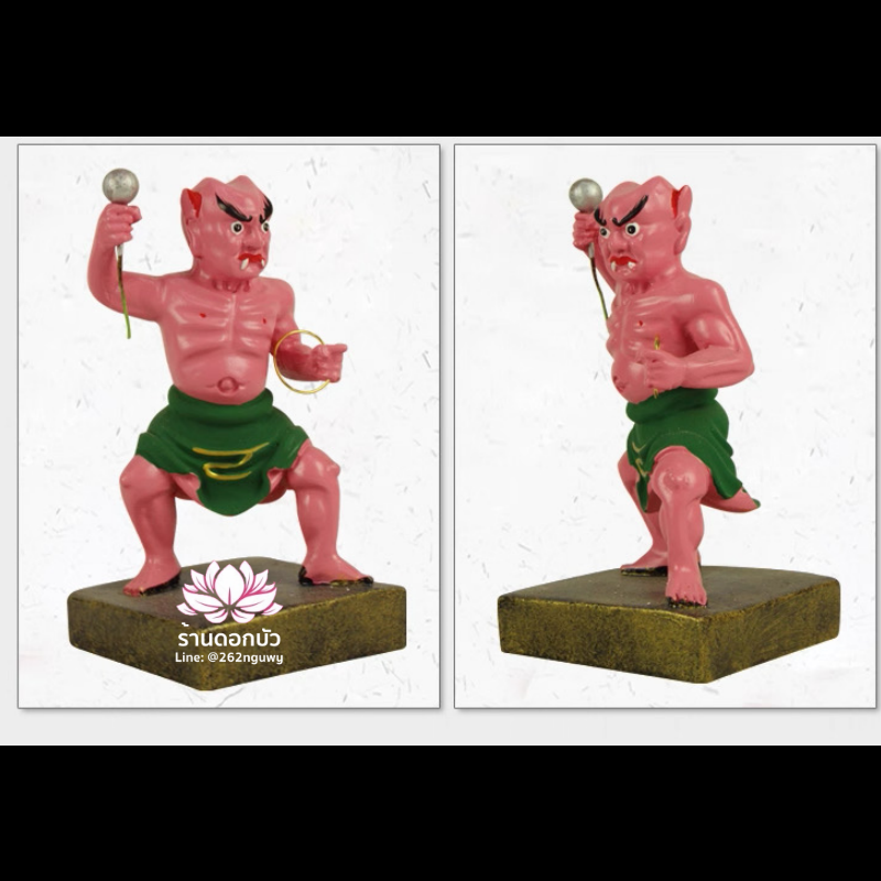 โหงวกุ้ย อู่กุ้ย อู่กุ้ยเจียงจิน หรือ ขุนพลห้าผี เทพบริวารสายนรก ขนาด 4 นิ้ว