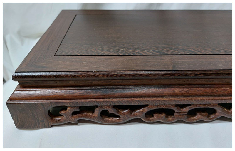 กี๋หรือฐานไม้ สี่เหลี่ยมผืนผ้า ท๊อป 21cmx35cm