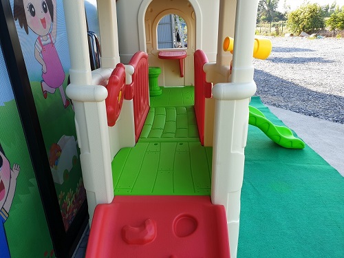 สไลเดอร์บ้านน้อย 2 ชั้น, บ้านน้อยสองชั้น ,บ้านเด็กสไลเดอร์