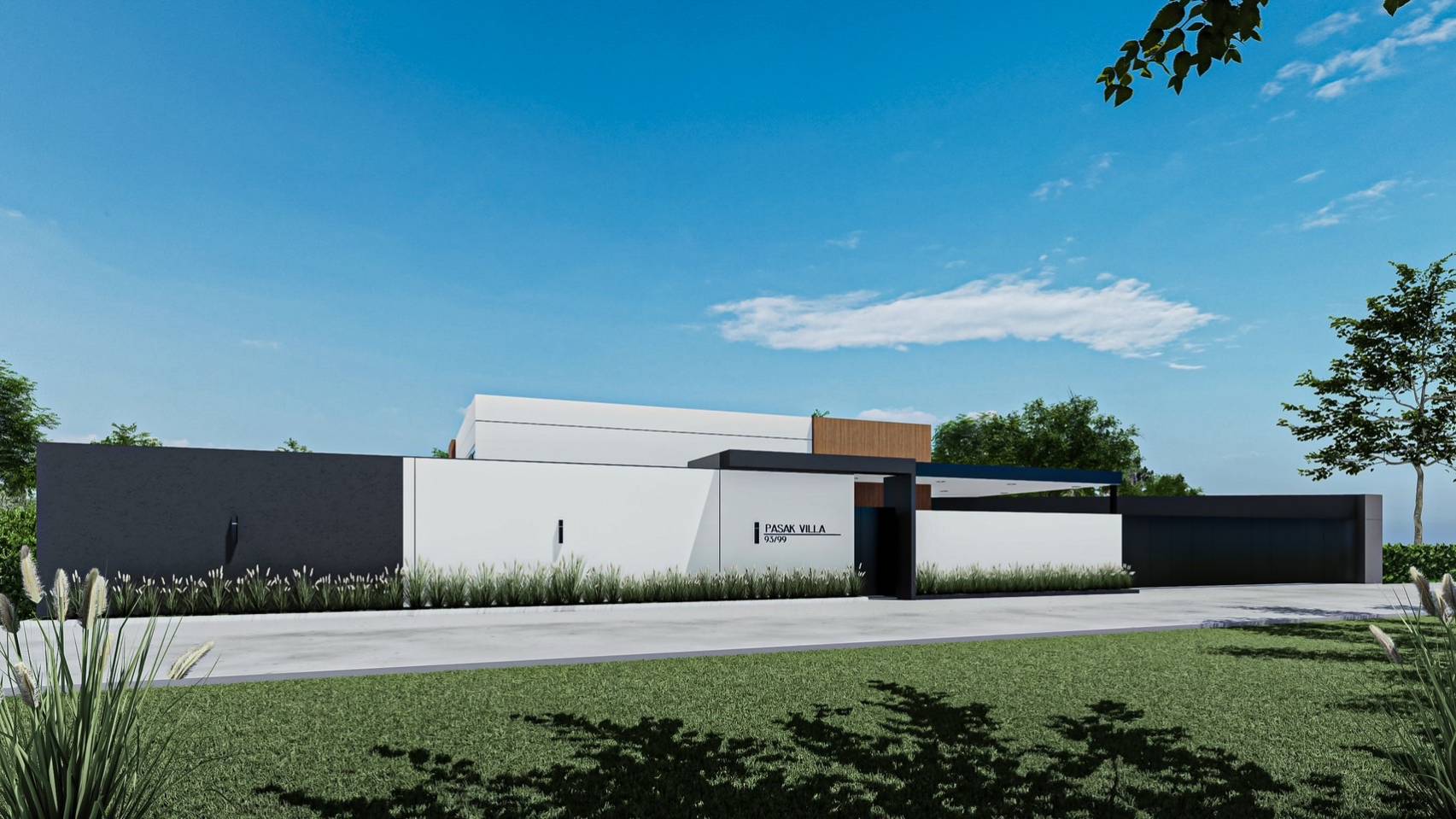 For Sale : Pasak, Private pool villa modern style, 3 Bedrooms 2 Bathrooms