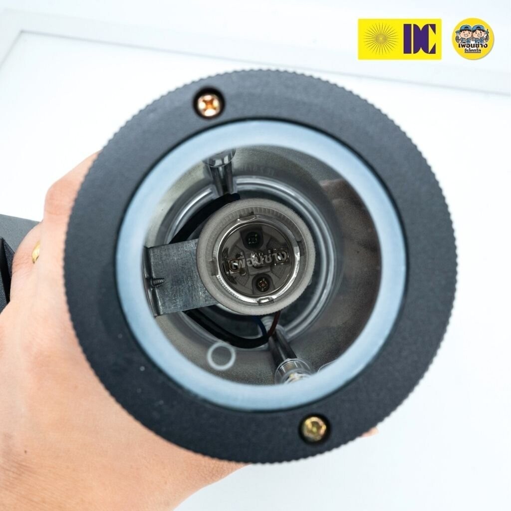 ยี่ห้อ DC รุ่น SZ-2213 โคมไฟติดผนัง ส่องขึ้น-ลง ใช้หลอด E27 ทรงกระบอก โคมไฟผนัง ไฟภายนอก กันน้ำ IP54