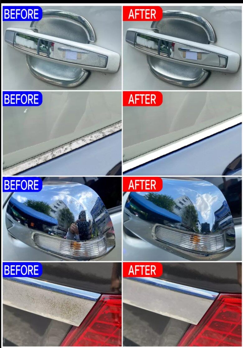 SUMO น้ำยาขัดเงา น้ำยาขัดเงาโครเมียม 100ml (ฟรีแถมผ้าไมโครไฟเบอร์ 1 ผืน !!) น้ำยาขัดโครเมี่ยม โครเมี่ยม ขัดเงาโครเมี่ยม