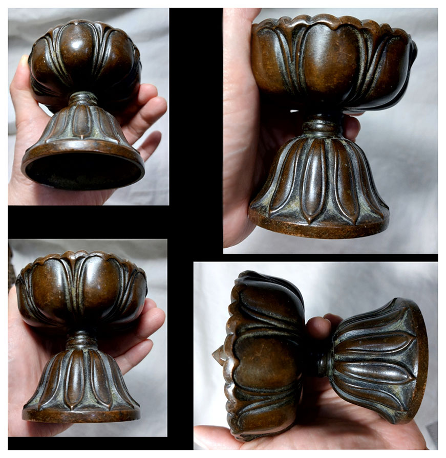 กระถางธูปกำยาน เตากำยาน รูปทรงดอกบัว ขนาดเล็ก