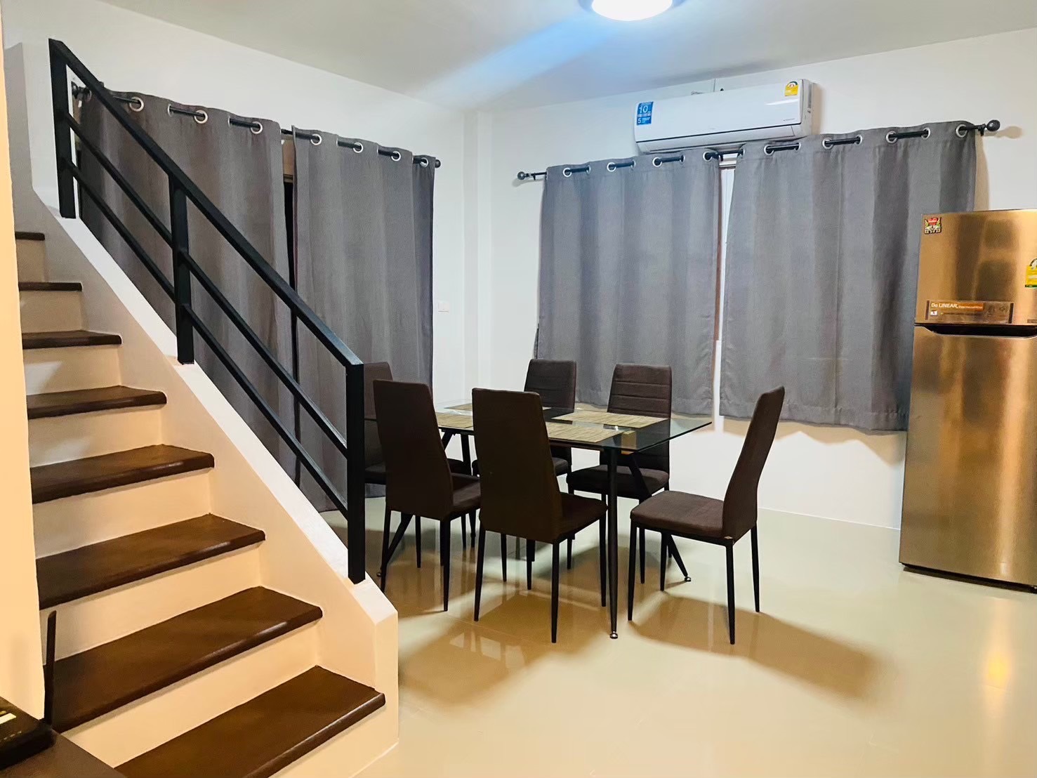 For Rent : Kohkaew, 2-story semi-detached house, 3 bedrooms 3 bathrooms