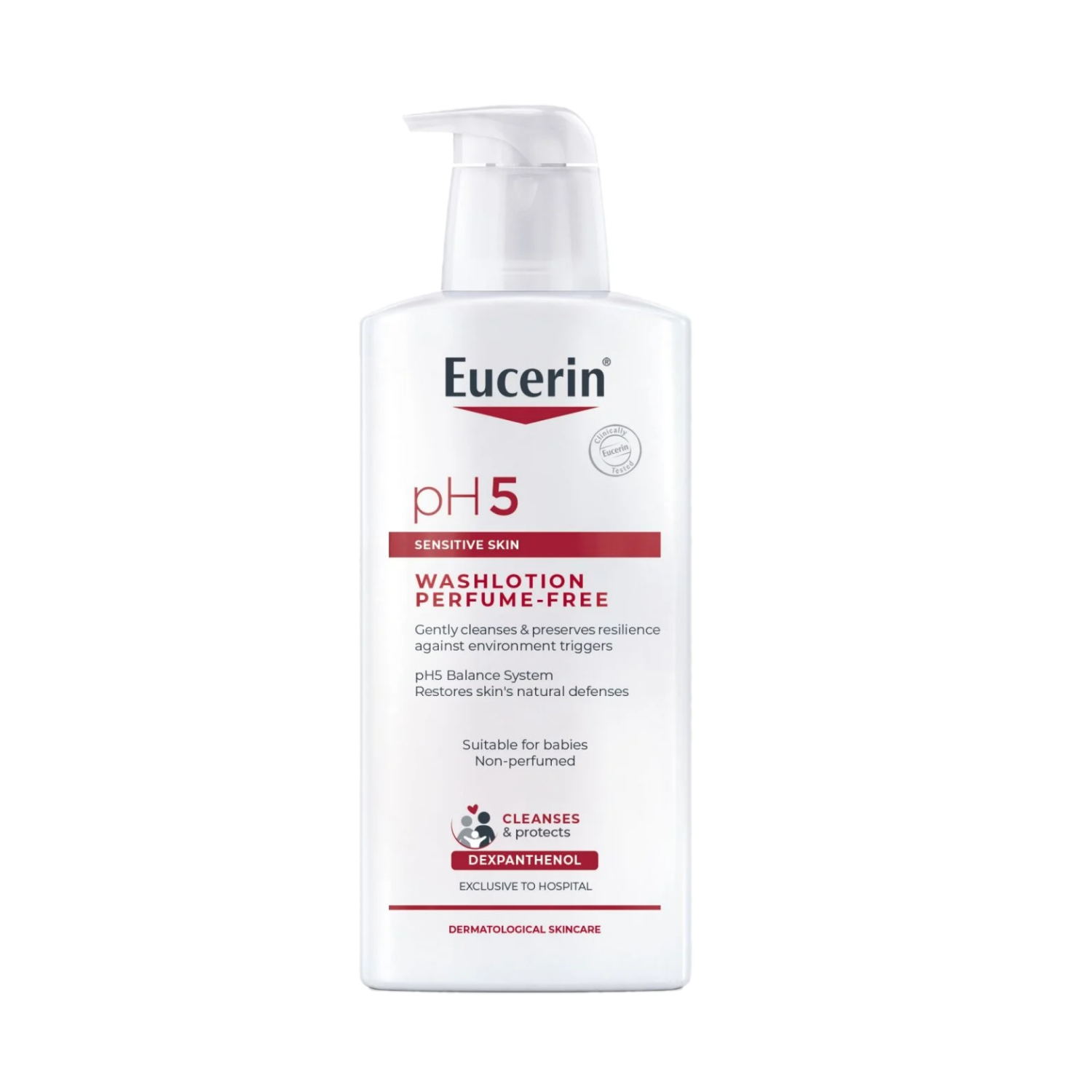 Eucerin Washlotion Perfume-free 400 ml.